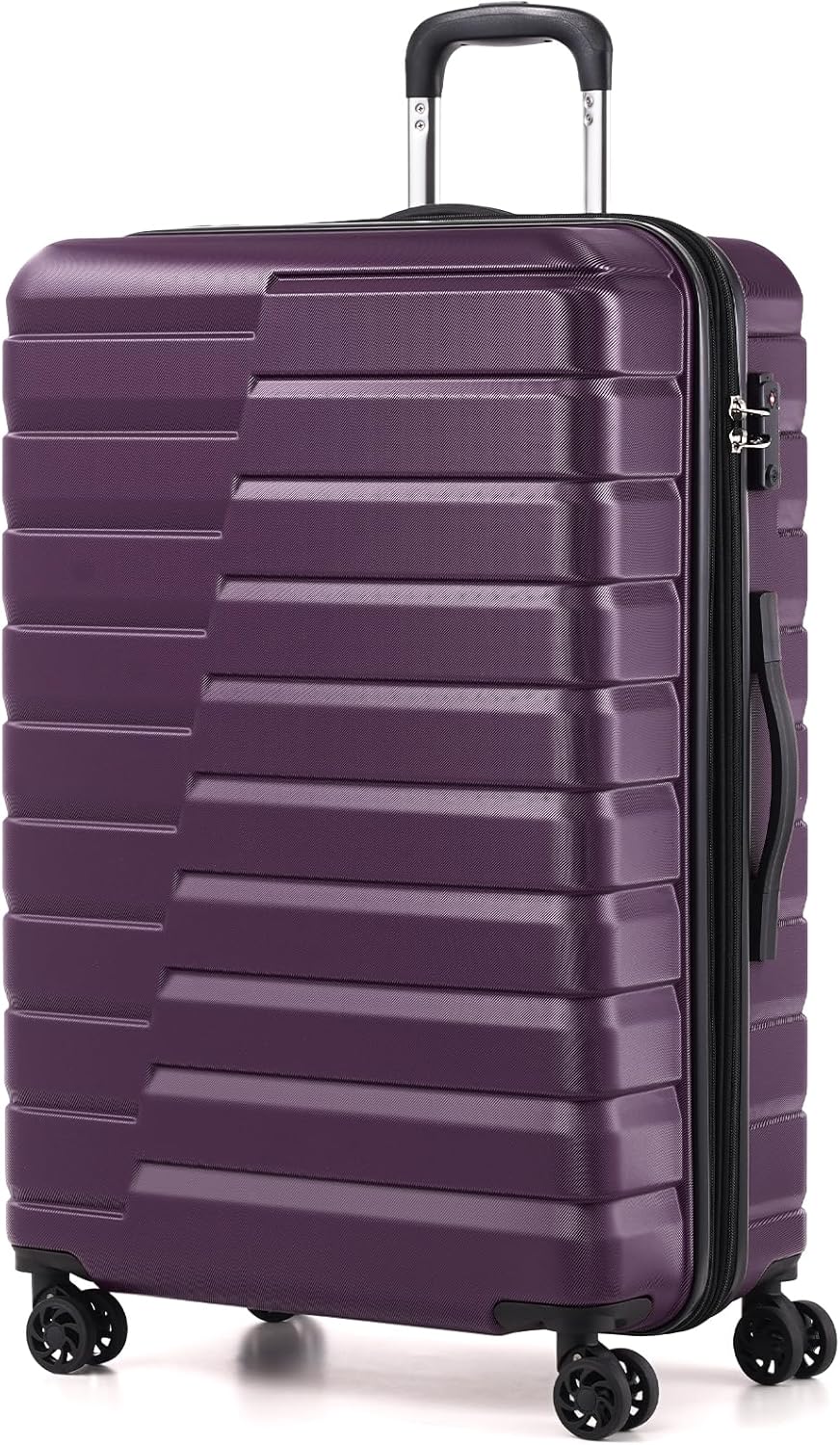 Coolife Expandable Large Checked Luggage with Spinner Wheels,