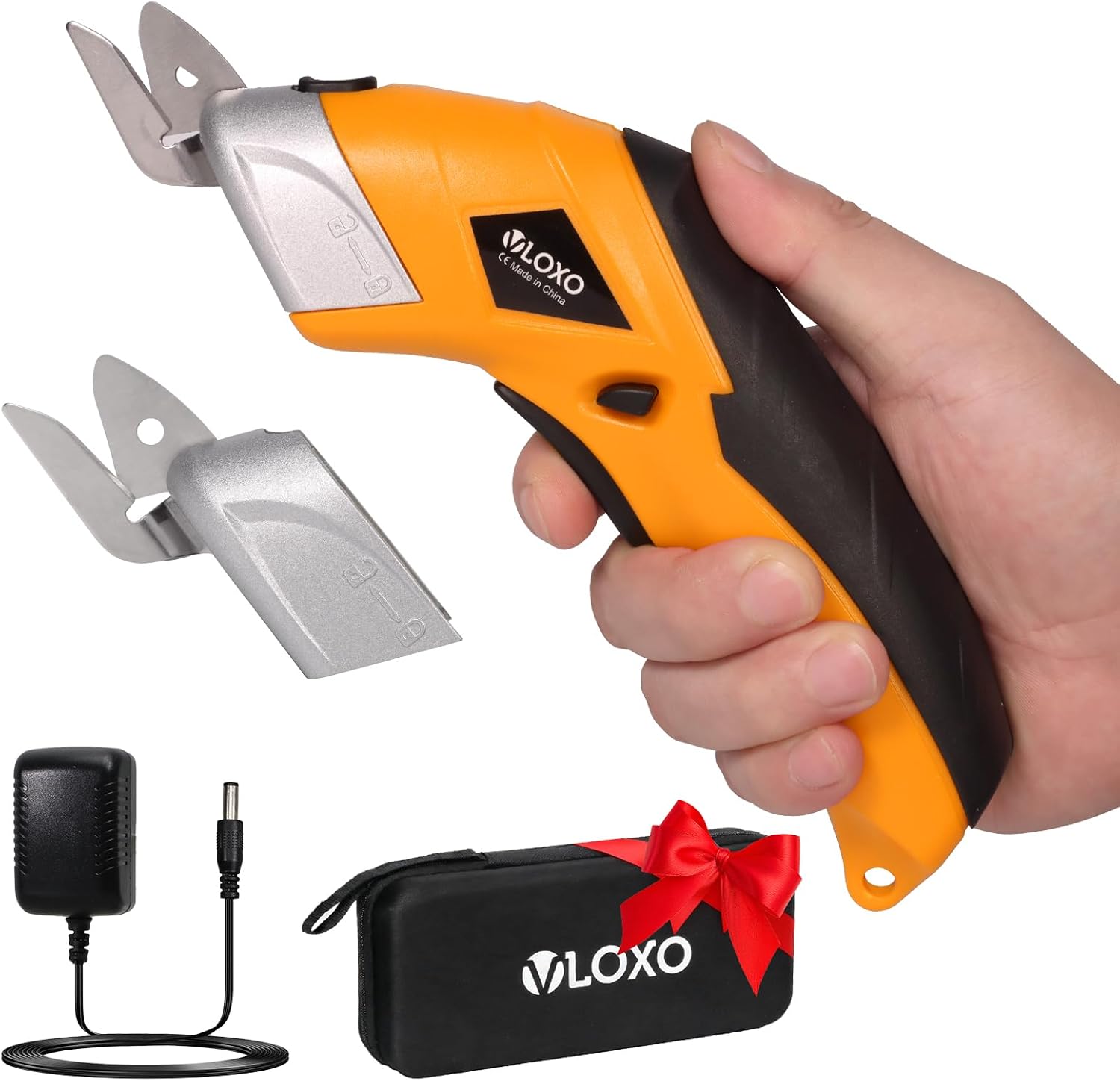 VLOXO Electric Scissors, Cordless Cardboard Cutter Power Fabric