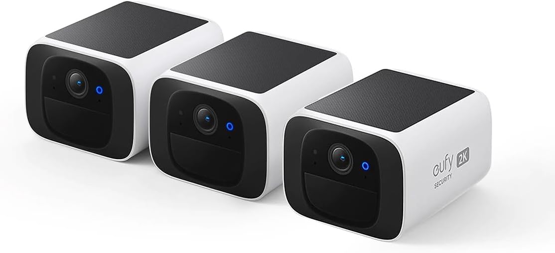 eufy Security S220 SoloCam 3-Cam Pack, Home Security