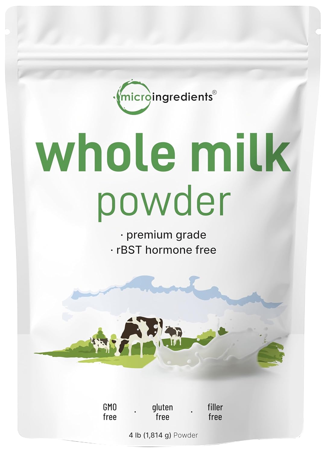 Micro Ingredients Whole Milk Powder, 4 lb |
