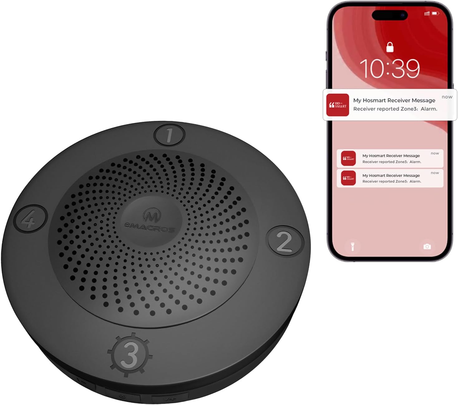eMACROS Pro 3 Smart Solar Driveway Alarm System