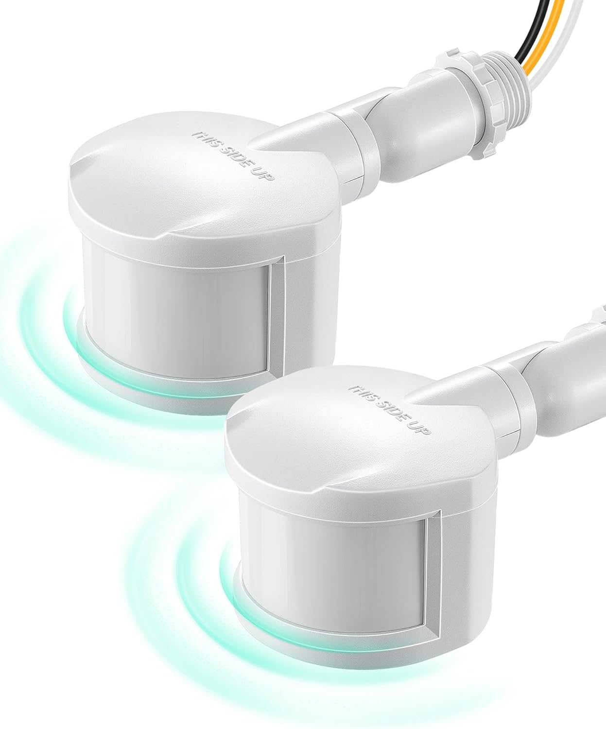 EDISHINE 2 Pack Motion Sensor, 180-Degree Replacement Motion
