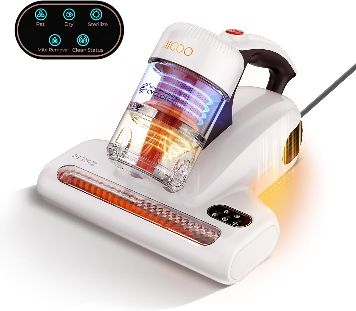 JIGOO J200 Mattress Vacuum Cleaner UV Sanitizing, Deep