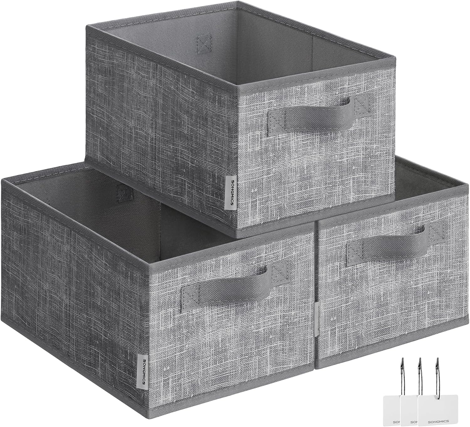 SONGMICS Storage Cubes, 11.8 x 7.9 x 5.9
