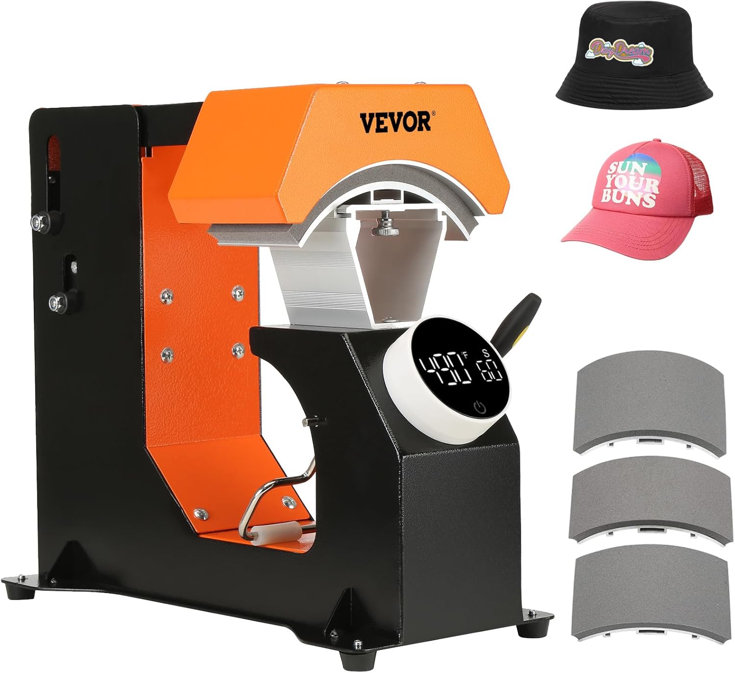 VEVOR 3-in-1 Auto Hat Heat Press Machine for