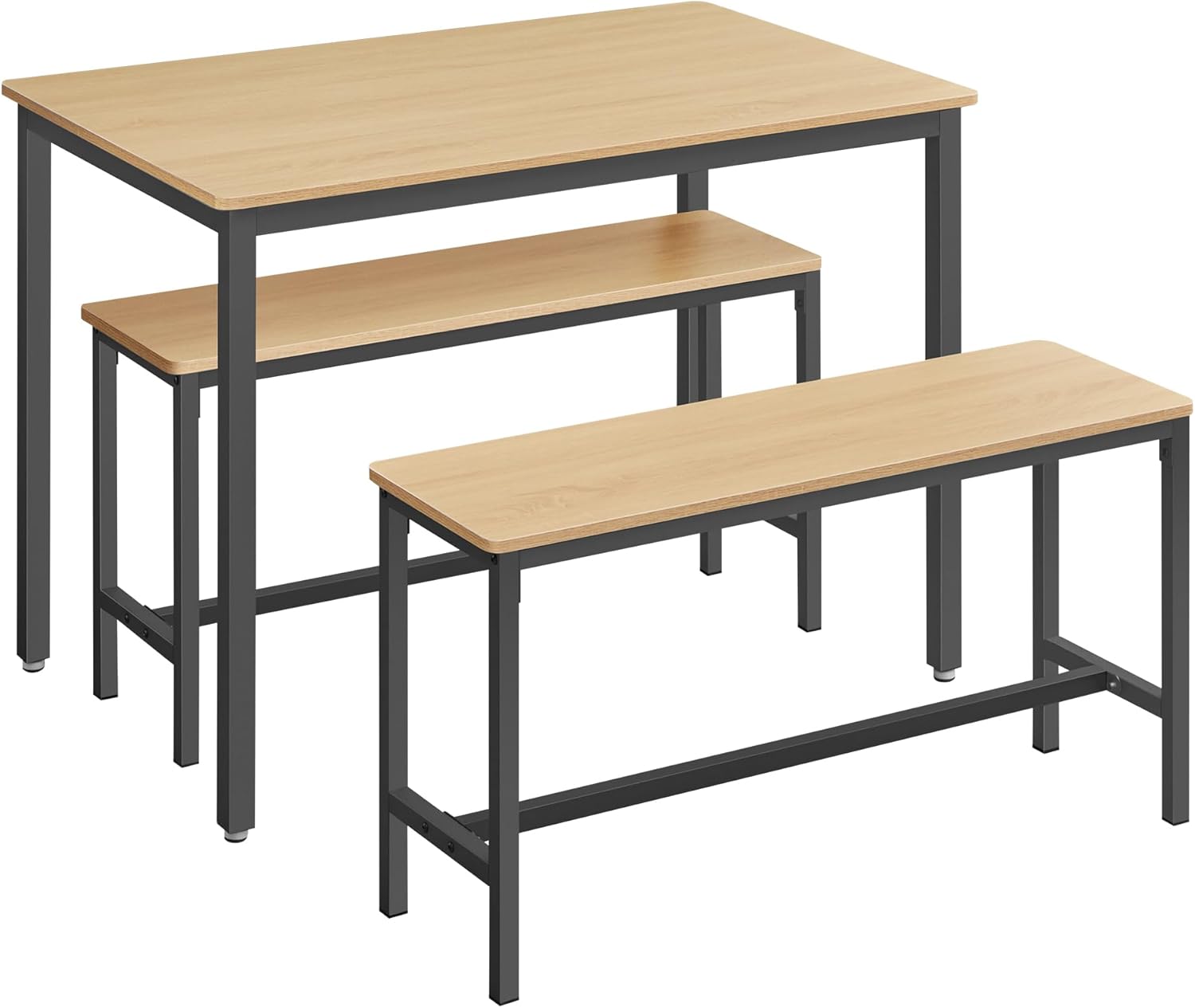 VASAGLE Dining Table Set for 4, Kitchen Table