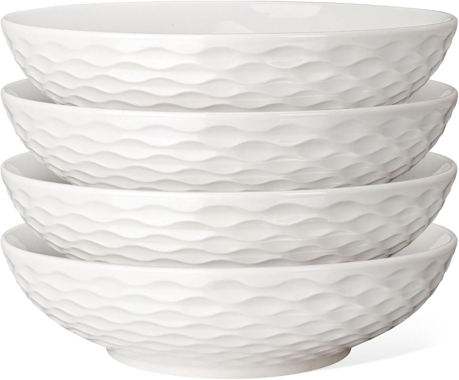 Pasta Bowls 32oz, Ceramic Large Salad Bowls Set