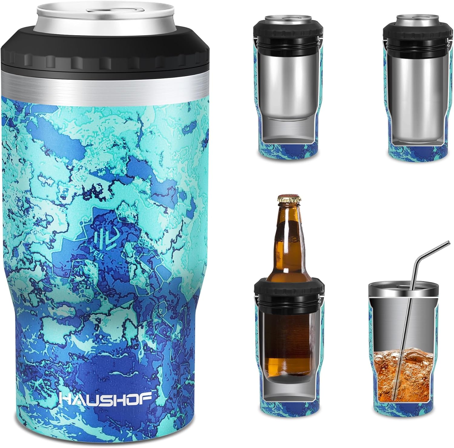 HAUSHOF Can Cooler, 12 oz Slim Can Cooler,