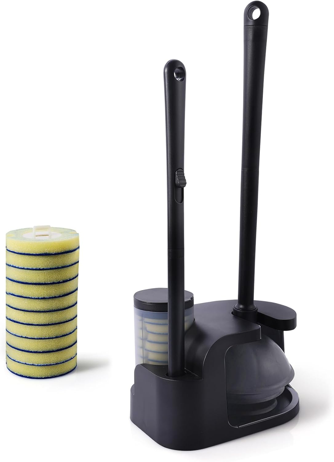 Eyliden Toilet Brush and Plunger Combo Set, 2-in-1