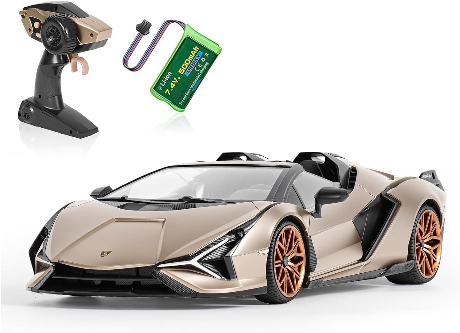 MIEBELY Lamborghini Remote Control Car, 1:16 Scale Lambo