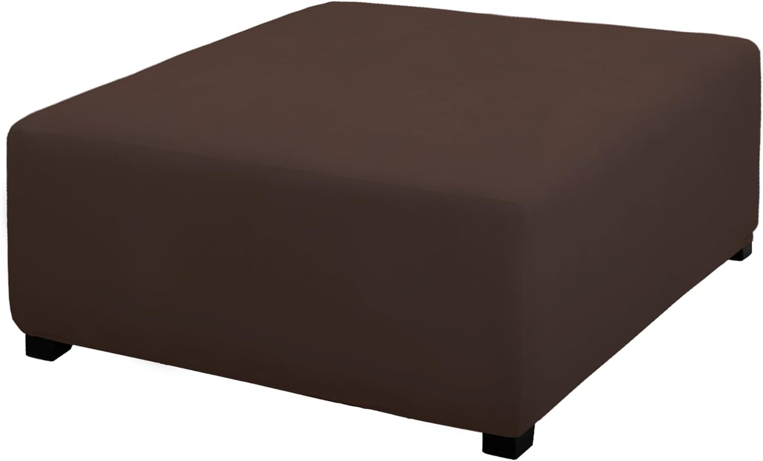 PureFit Super Stretch Form Fit Square Ottoman Cover