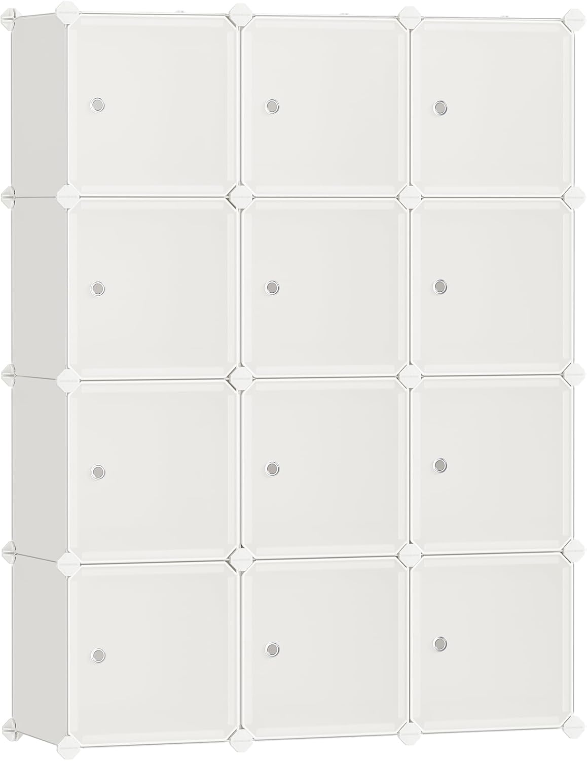 SONGMICS Cube Storage Organizer, Set of 12 Plastic