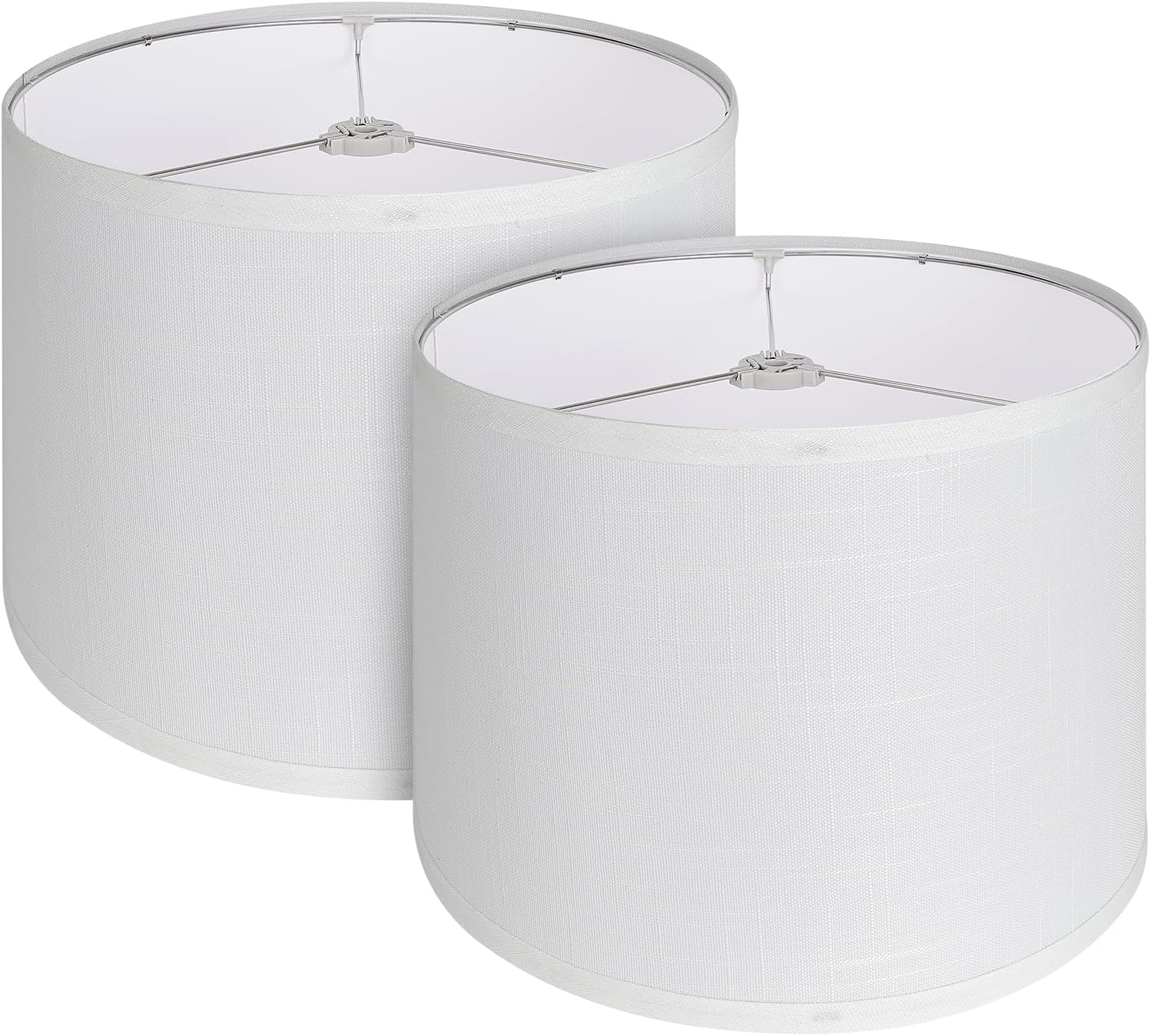 ALUCSET White Lamp Shades Set of 2, Medium