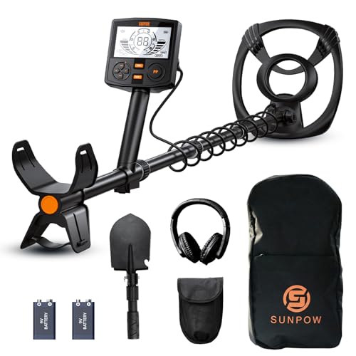 SUNPOW Professional Metal Detector for Adults - Pinpoint
