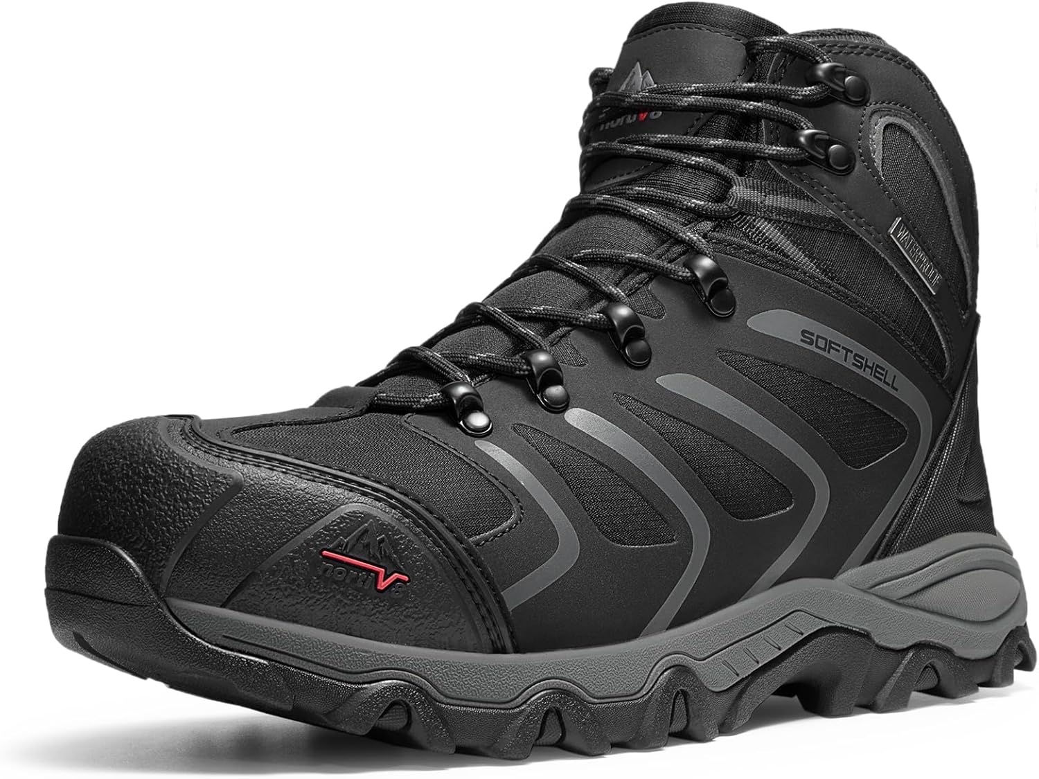 NORTIV 8 Waterproof Work Boots for Men Steel