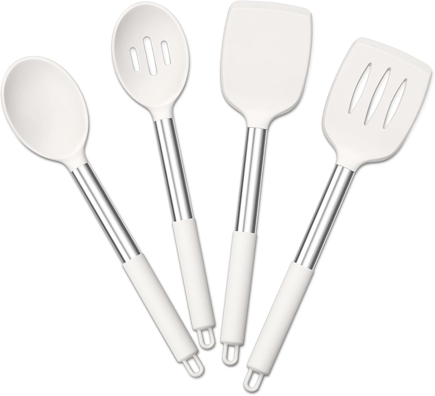 E-far Cooking Utensils Set of 4, Silicone Kitchen