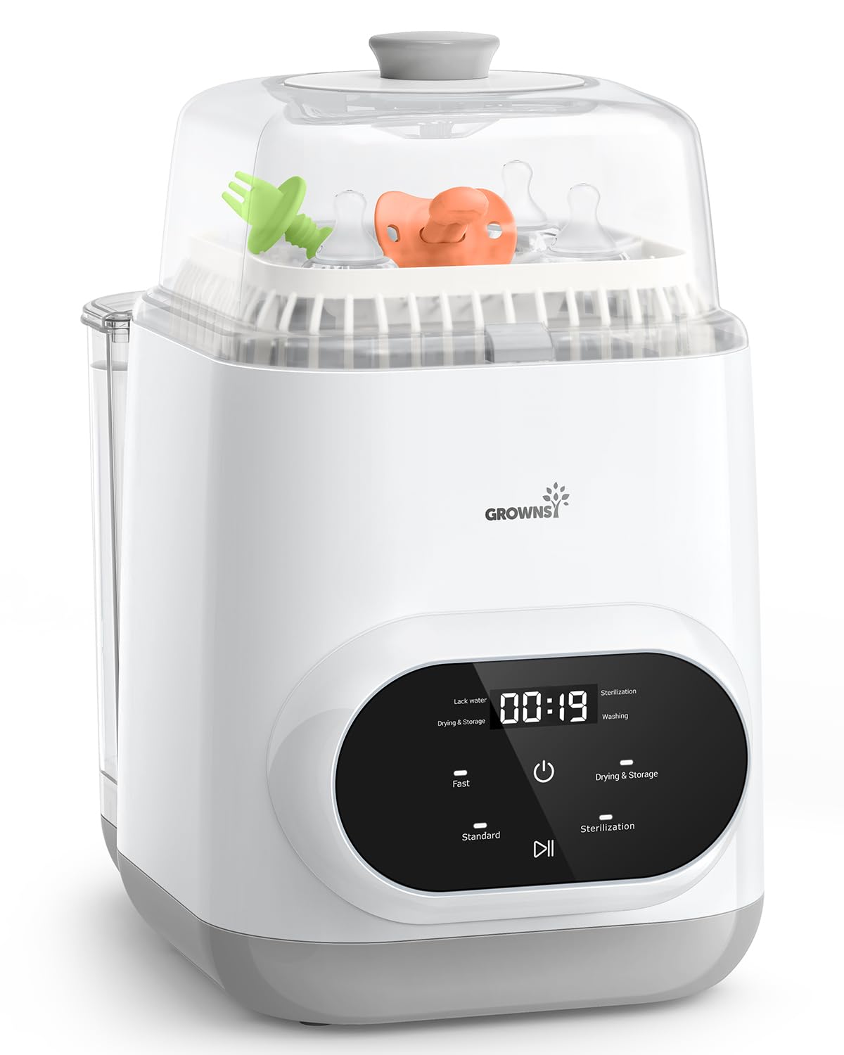 Grownsy EaseClean Bottle Washer Pro, All-in-One Bottle Washer