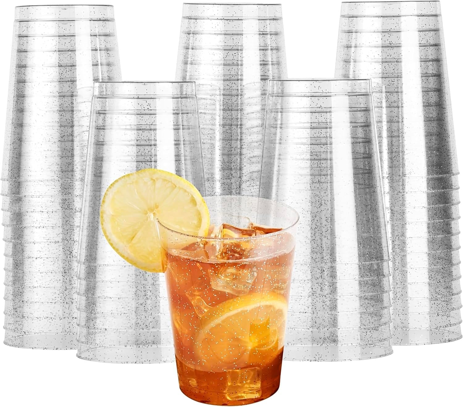 MATANA 60 Clear Hard Plastic Cups 10 oz