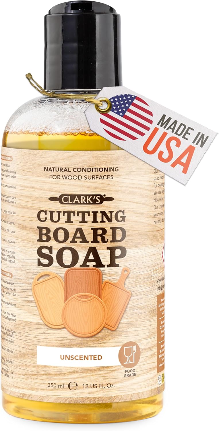 CLARK'S Cutting Board Cleaner, Unscented Soap for Butcher