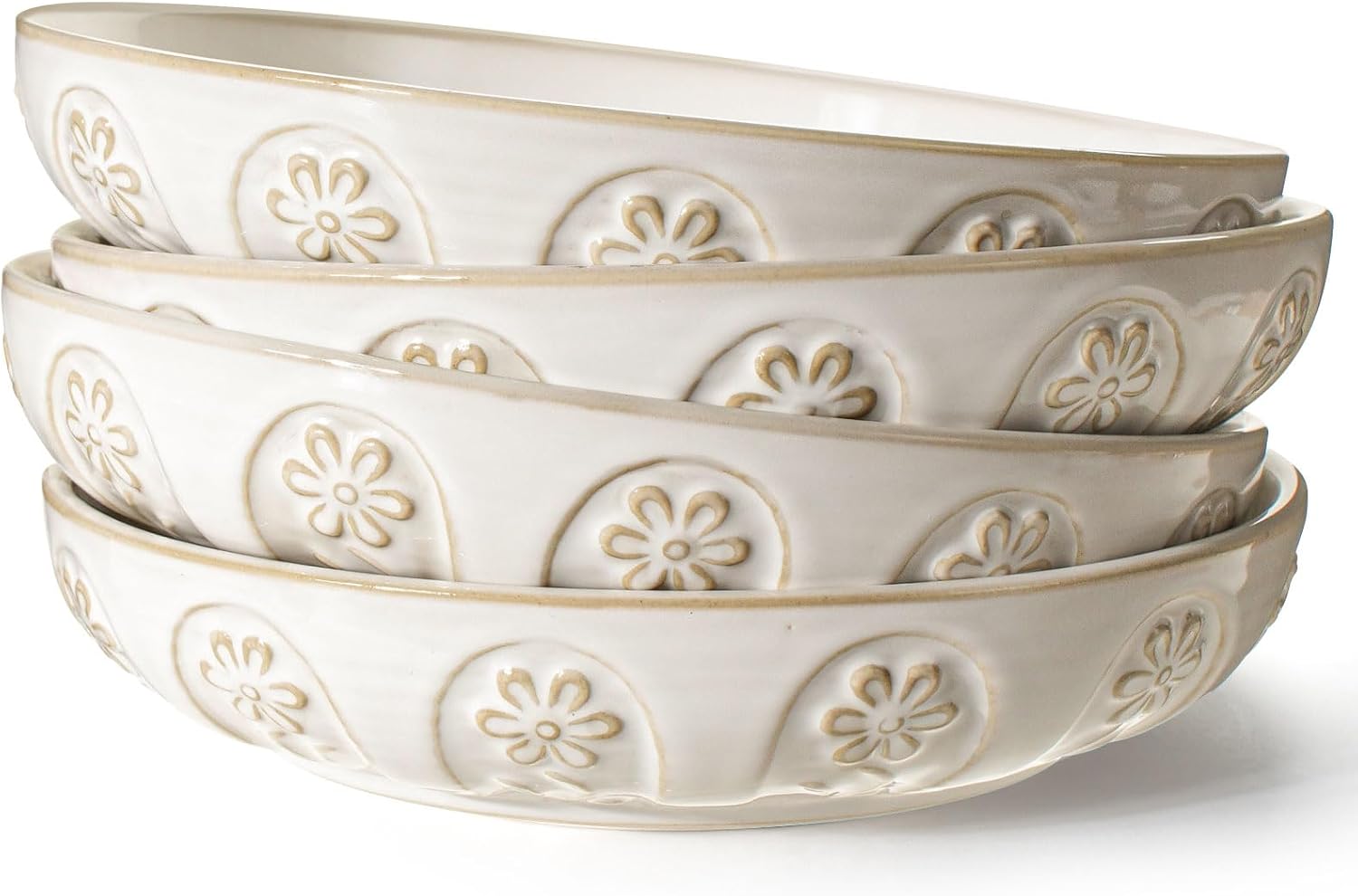 Pasta Bowls, 50oz Large Salad Serving Bowls, 9.75''