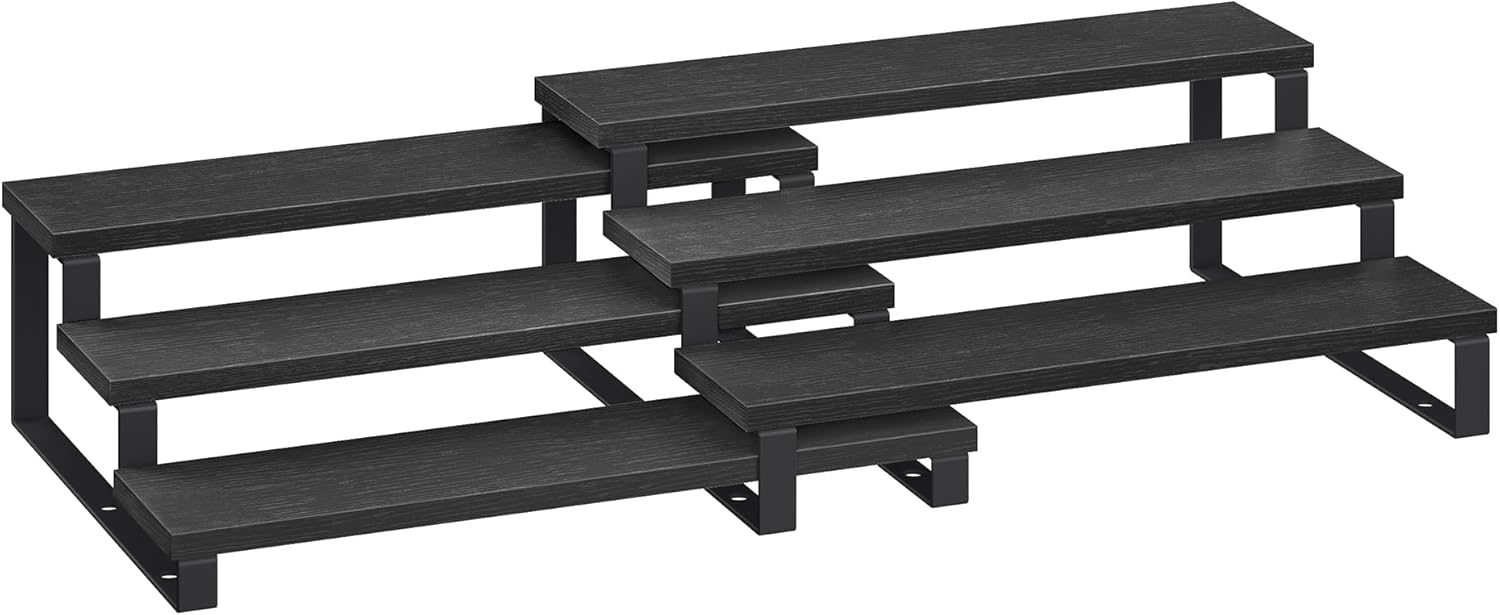 SONGMICS Display Risers, Set of 2 Engineered Wood