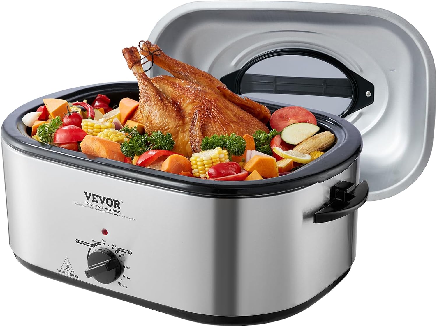VEVOR Electric Turkey Oven, 26 QT Capacity with
