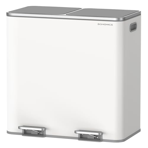 SONGMICS Trash Can, 2 x 10.6 Gallon (2