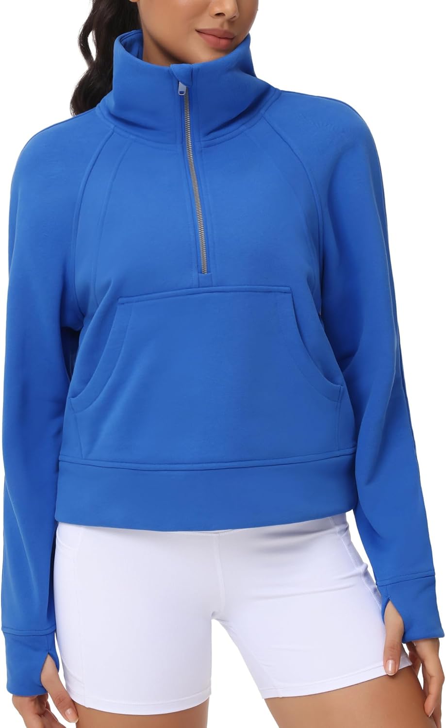 THE GYM PEOPLE Women's Half Zip Pullover Fleece