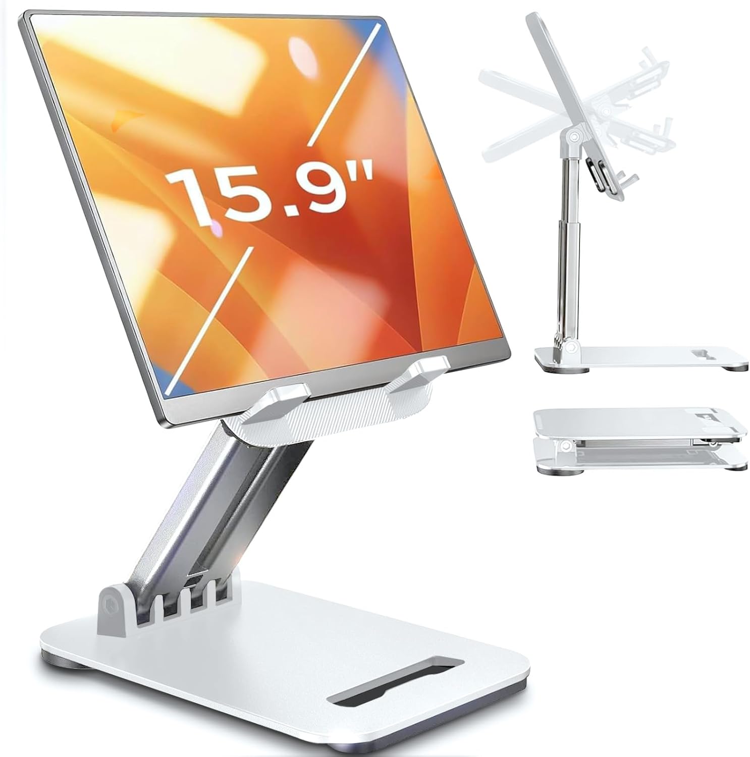 LISEN Tablet Stand for iPad, Foldable Desk Holder