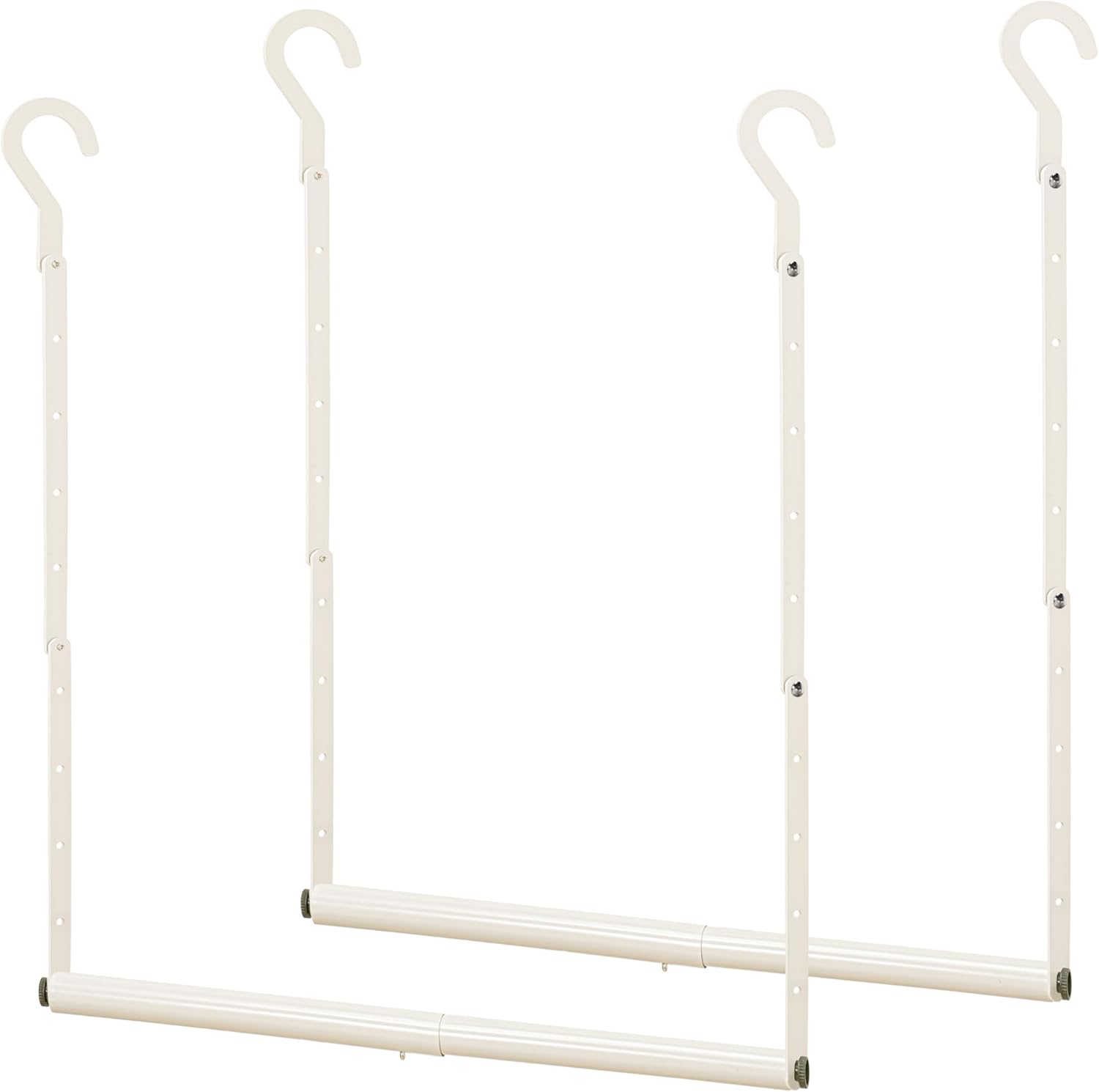 STORAGE MANIAC Adjustable Closet Rod, Heavy-Duty Closet Extender