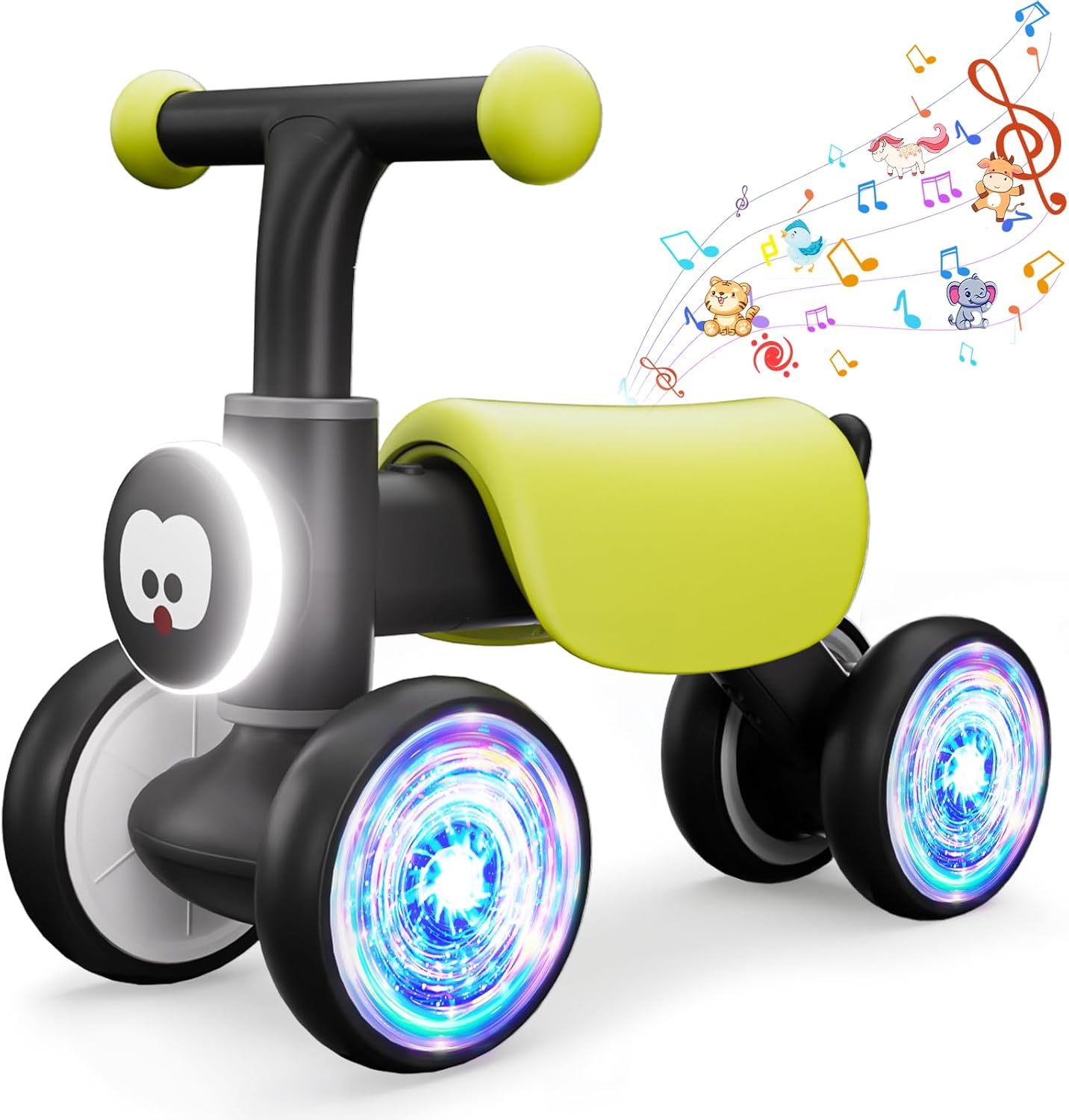 Colorful Glow Wheel Toddler Balance Bike,Baby Toys for
