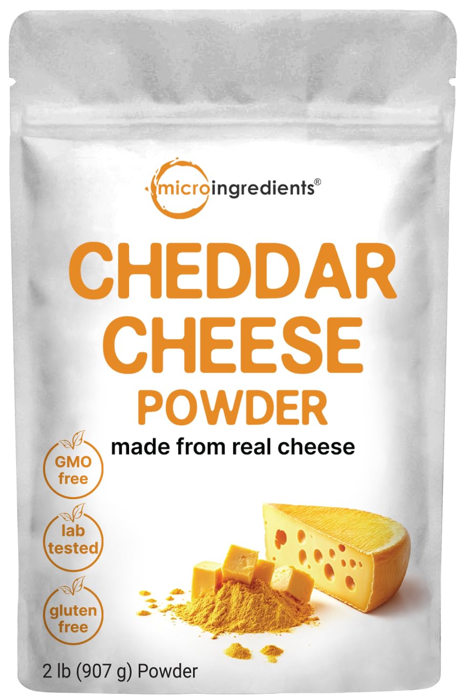 Cheddar Cheese Powder with Whey Protein Concentrate, 2lbs