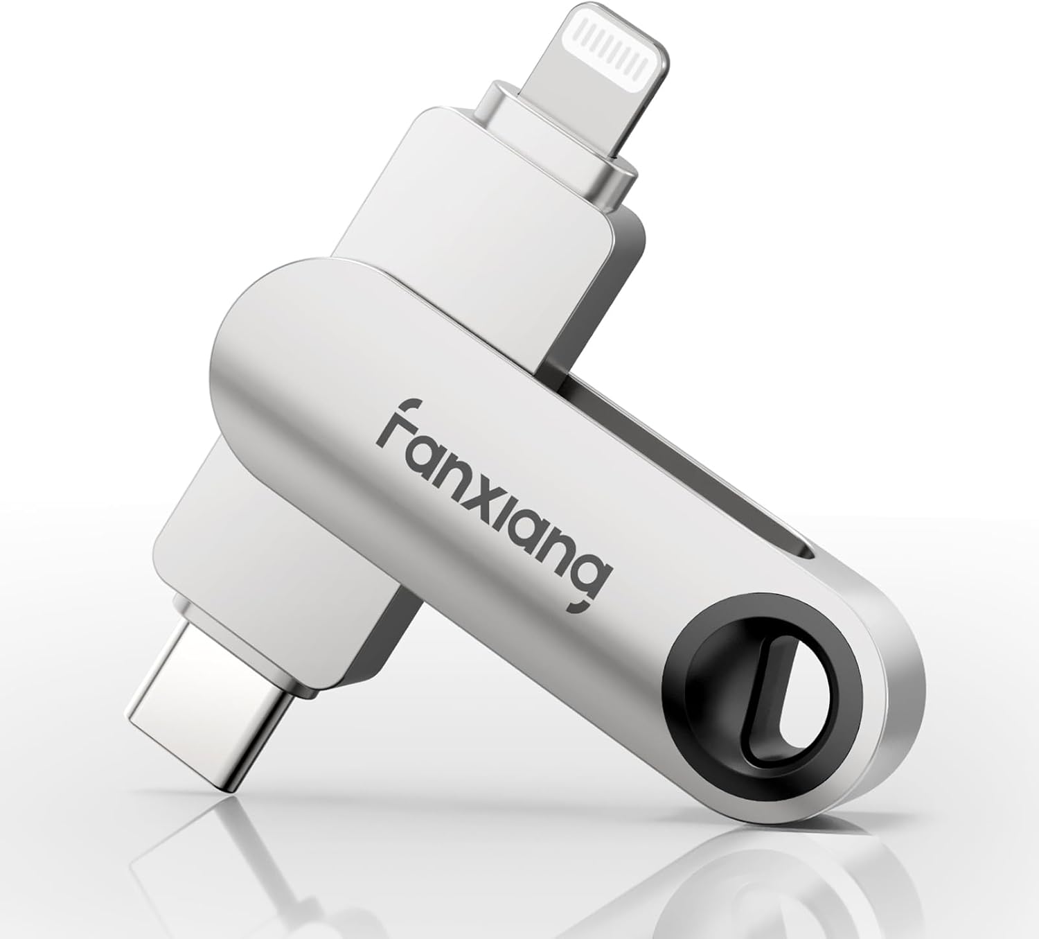 fanxiang 512GB Flash Drive for iPhone/iPad, 2-in-1 Photo