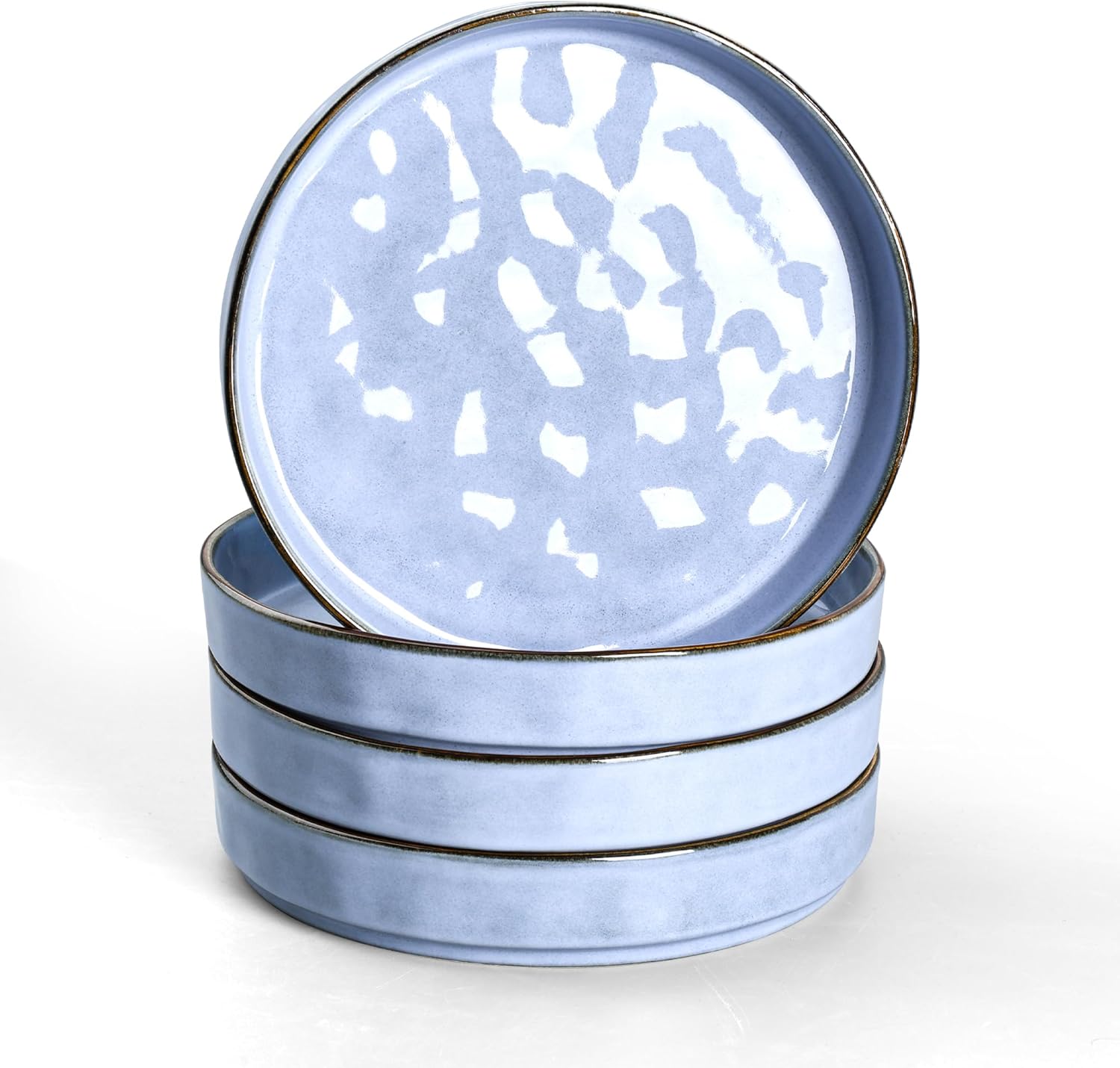 E-far Pasta Bowls Set of 4, 30oz Shallow