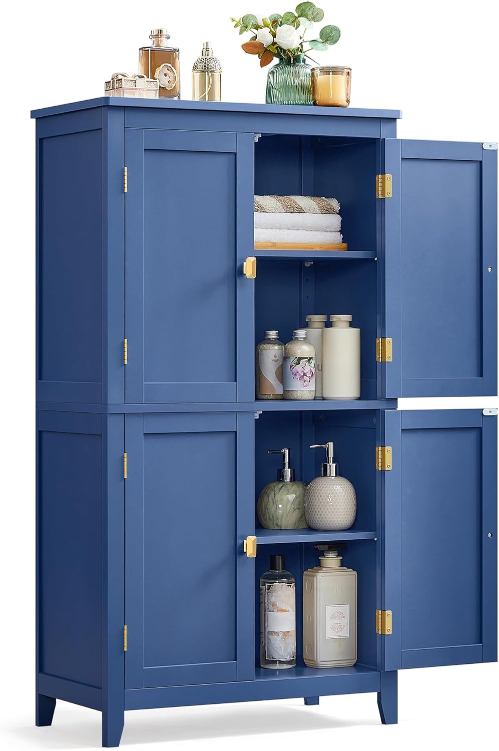 VASAGLE Floor Storage Cabinet, Freestanding Storage Unit with