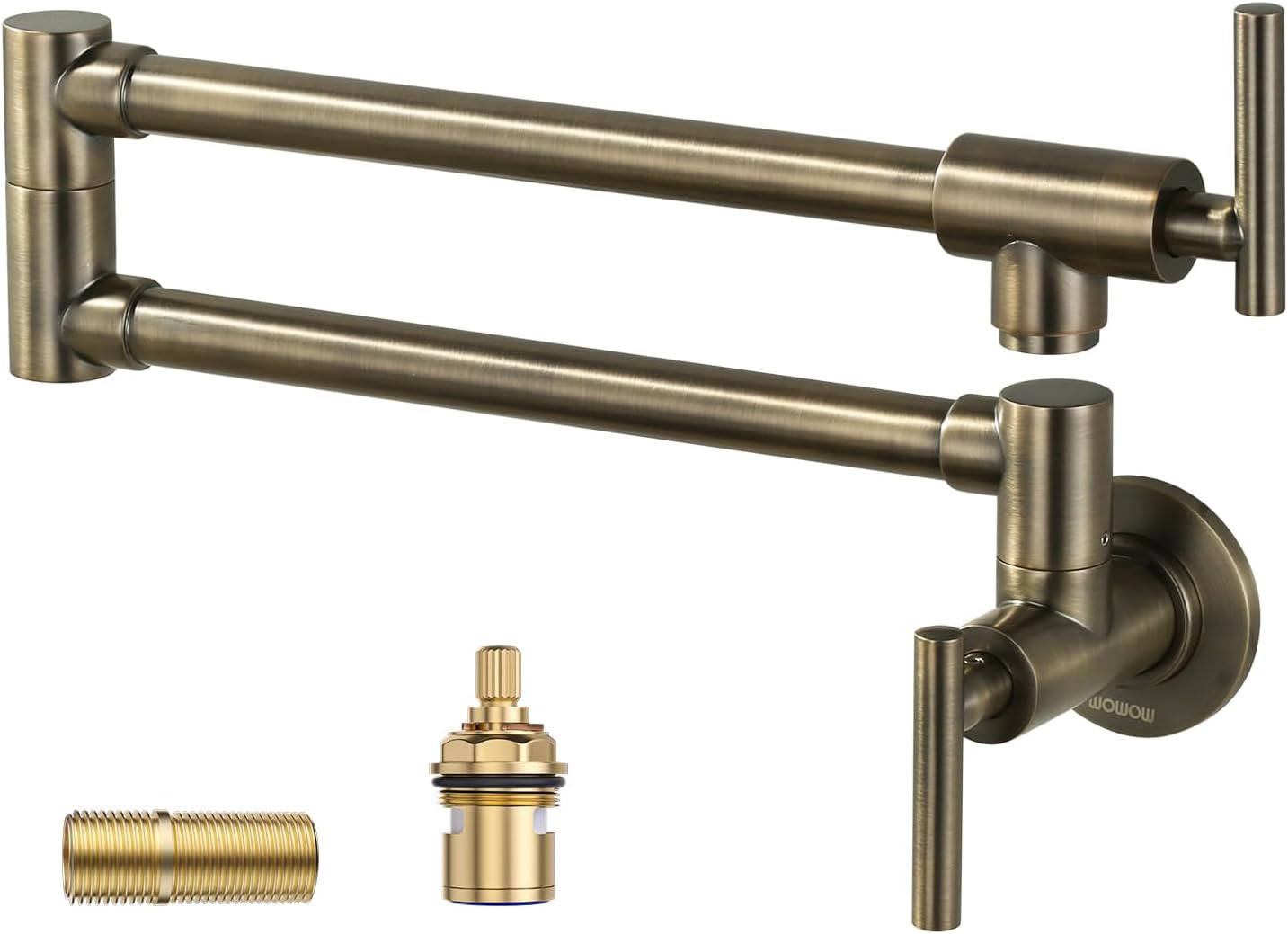 Pot Filler Faucet Green Bronze, WOWOW Brass Pot