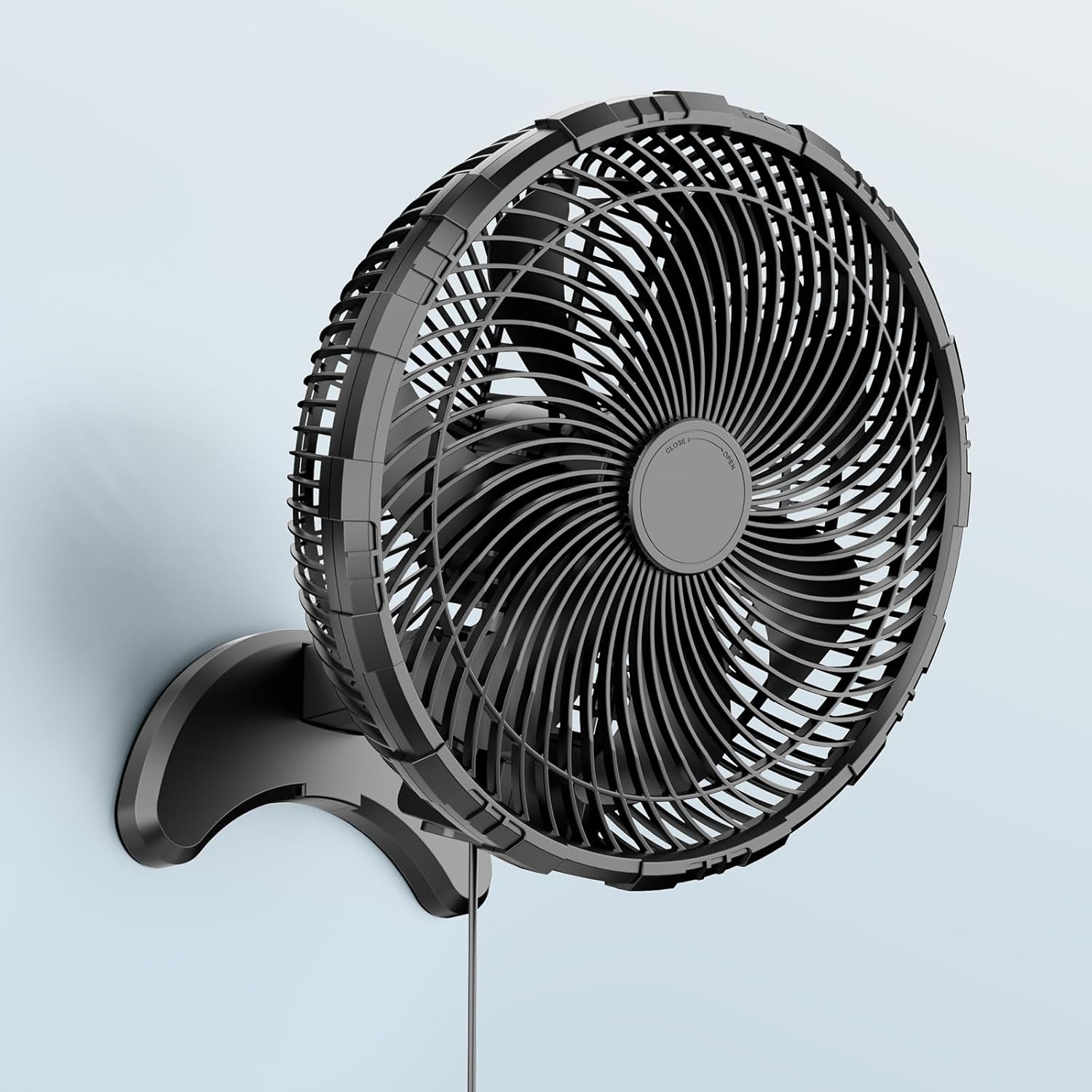 Koonie 12 Inch Wall Mount Fan, Quiet Wall