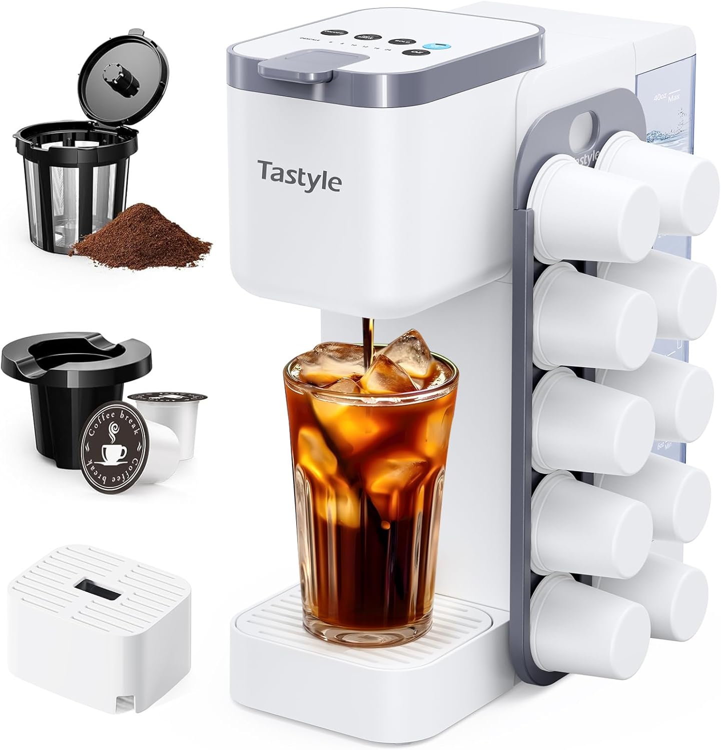 Tastyle Hot & Iced Coffee Maker with Magnetic