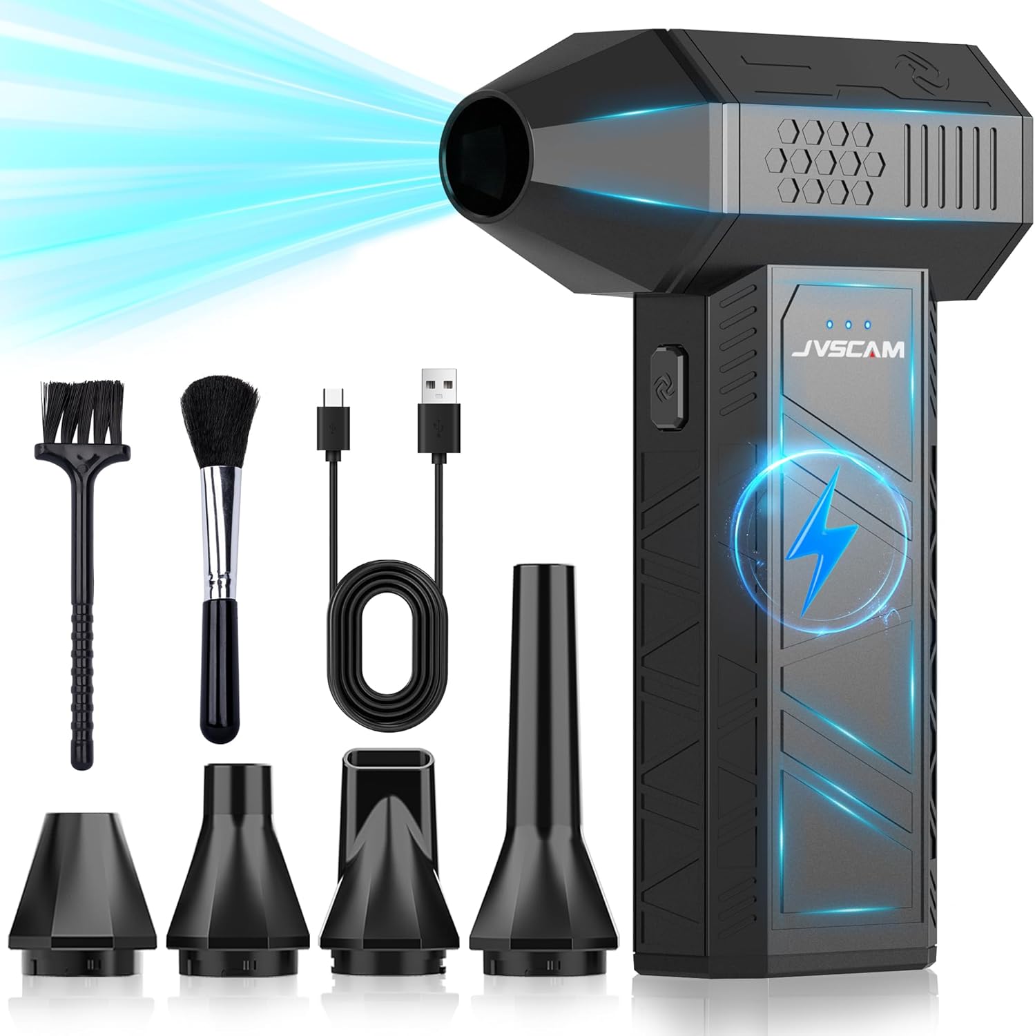 JVSCAM X3 Compressed Air Duster, Electric Air Duster