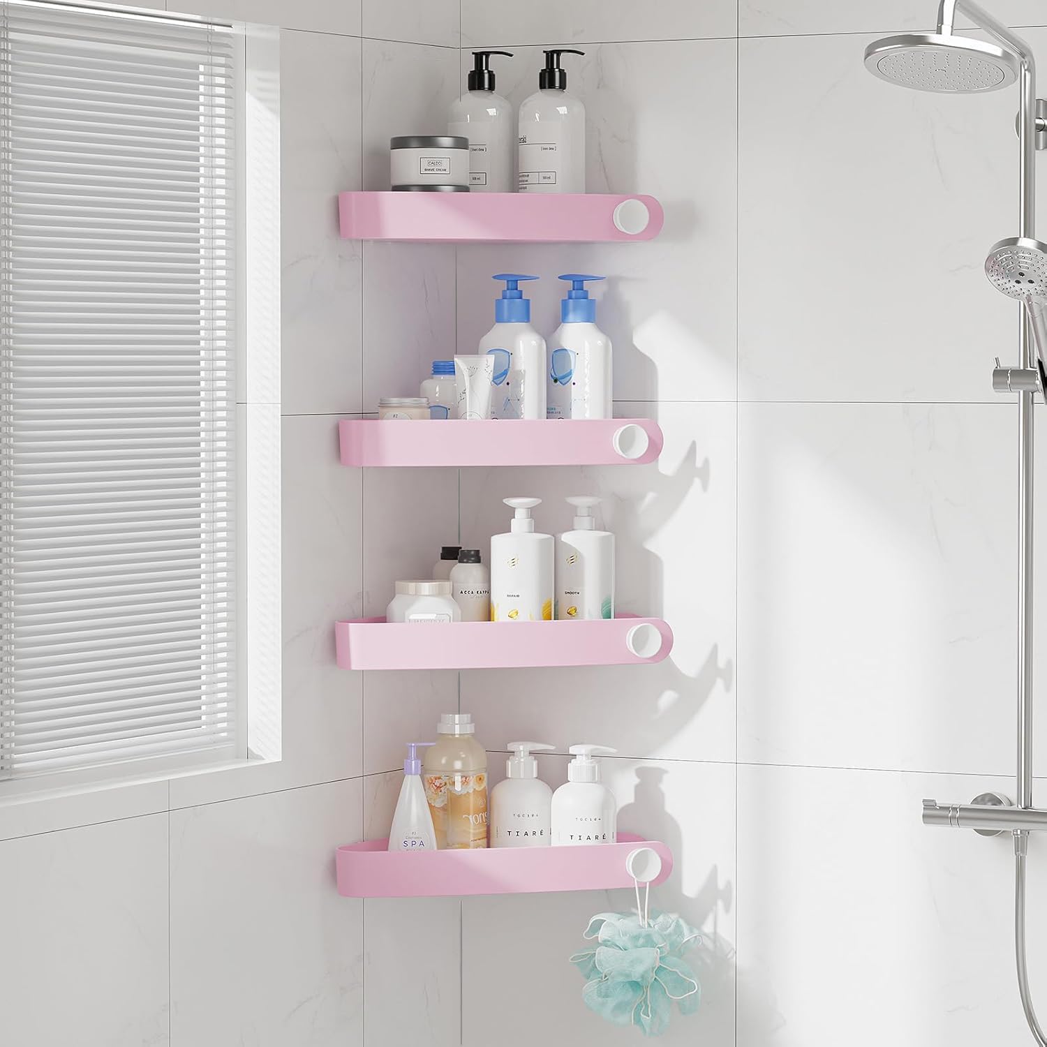 Sotfamily Plastic Shower Caddy Corner (for 90° Only),