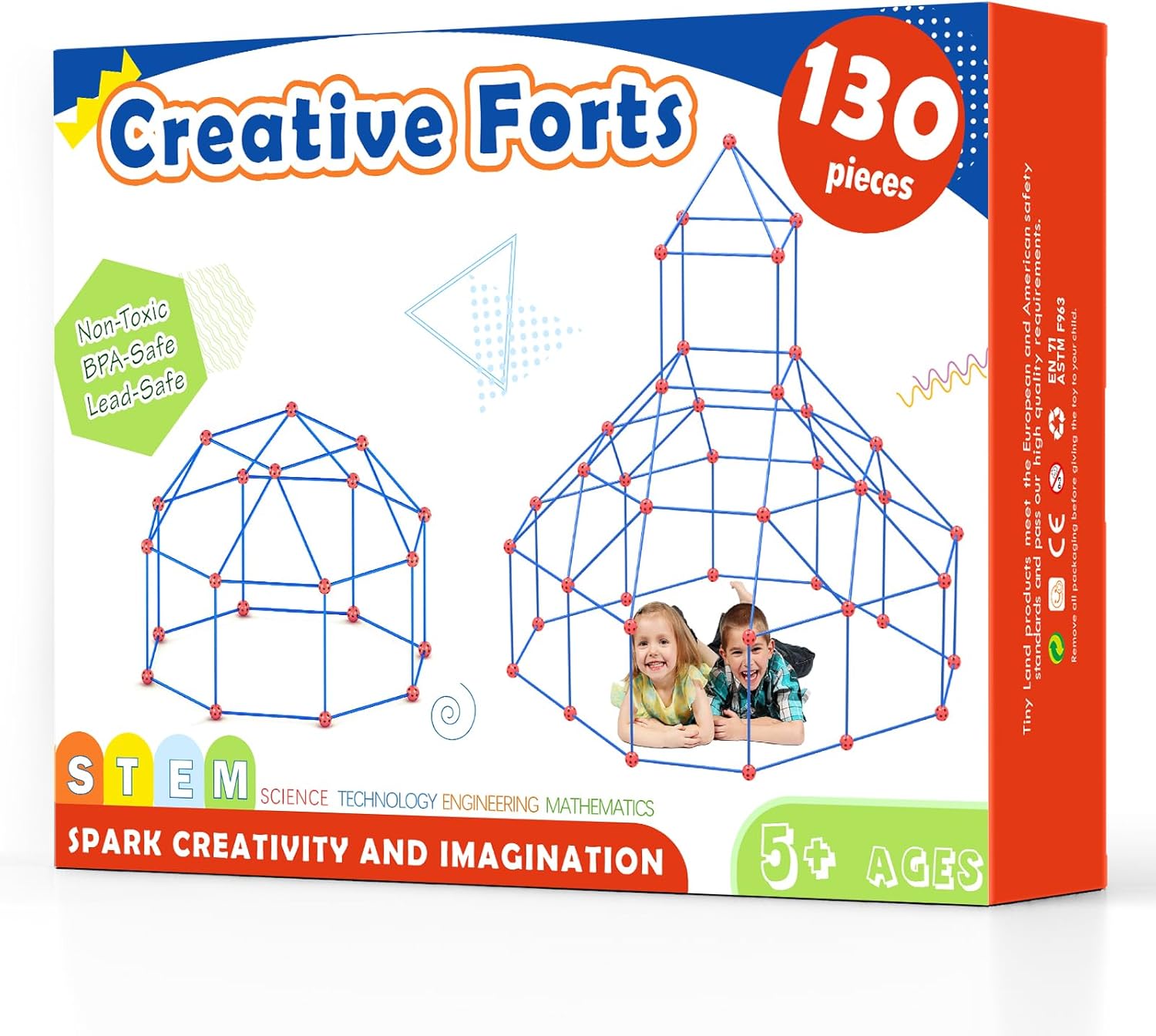 Tiny Land Fort Building Kit, Creative Fort for