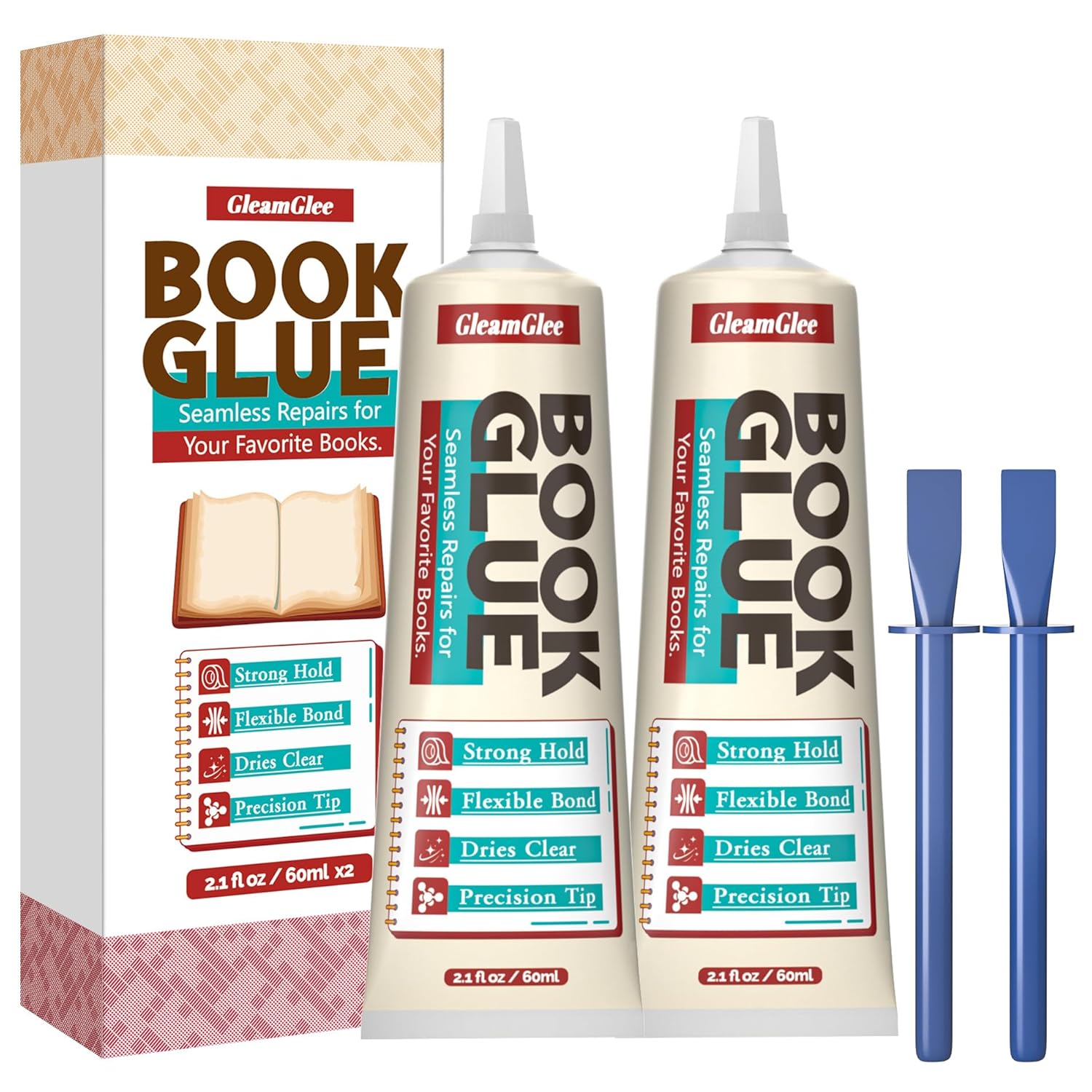 Book Glue, Dries Clear & Flexible Book Binding
