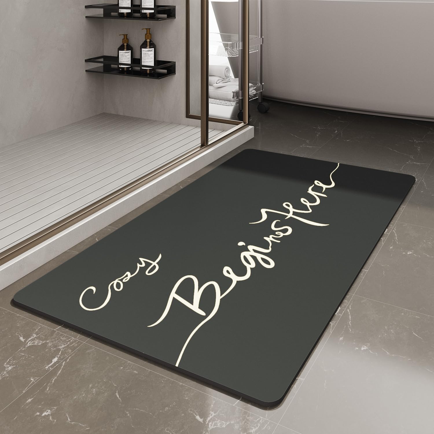 MontVoo Bath Mat Rug, Non Slip Super Absorbent
