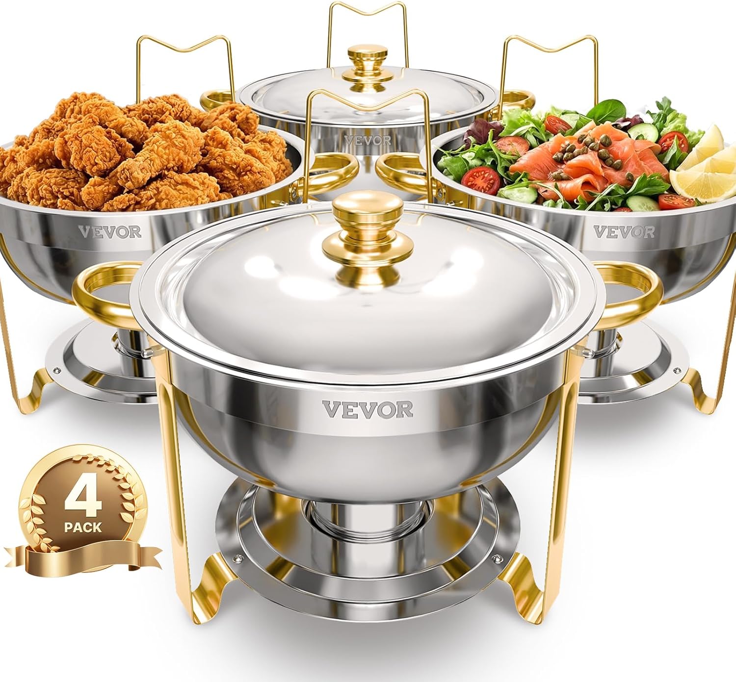 VEVOR Chafing Dish Buffet Set, 5 Qt 4