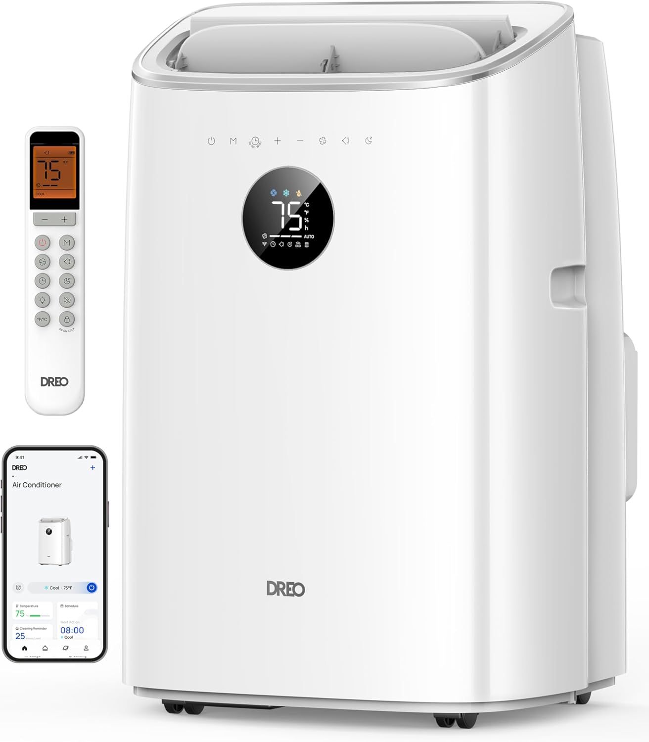 DREO Portable Air Conditioner 318S, 8000 BTU ASHRAE