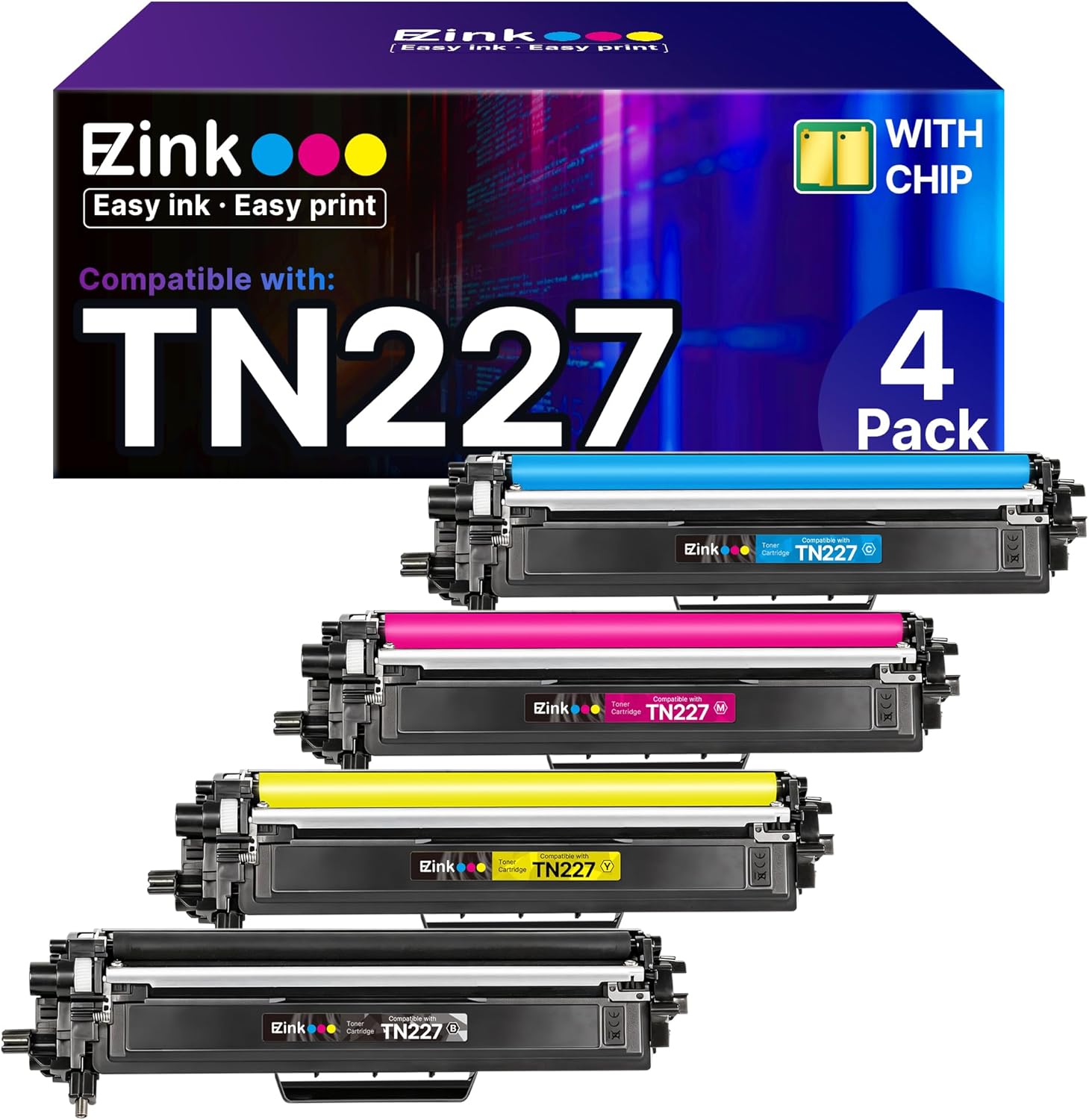 E-Z Ink TN227 Compatible Toner Cartridge Replacement for