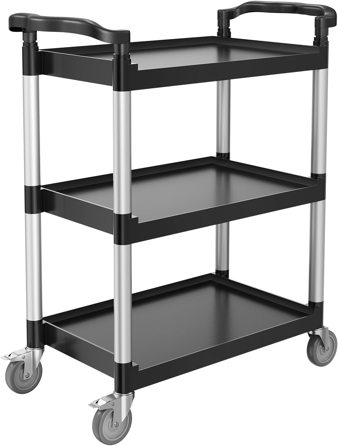 VEVOR Utility Cart, 300 lbs Load Capacity, 3-Tier
