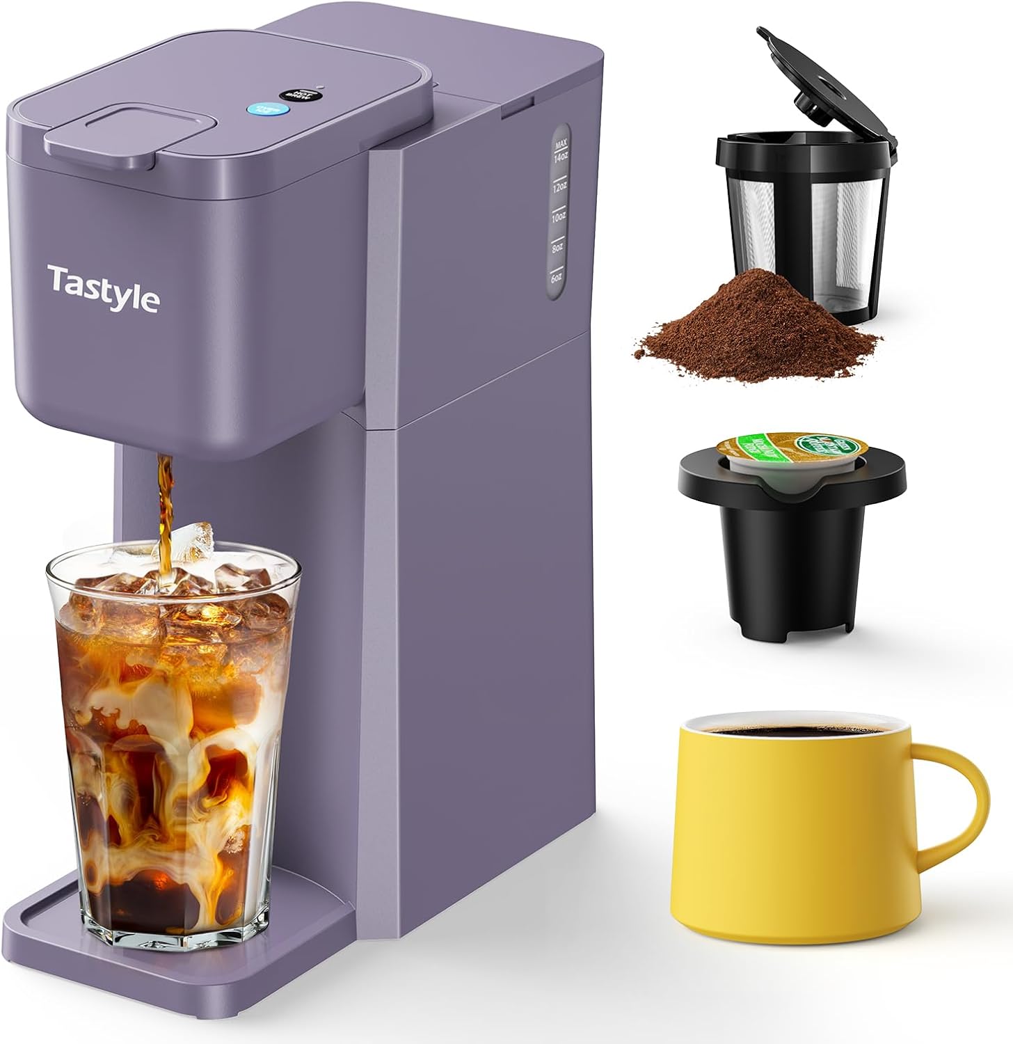 Tastyle Mini Hot and Iced Coffee Maker Single