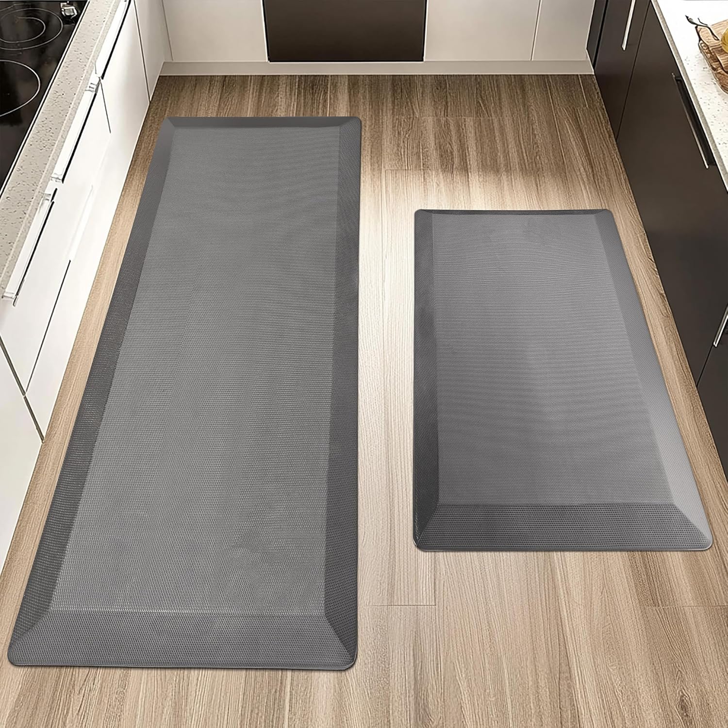 2 PCS Anti Fatigue Kitchen Mats for Floor,