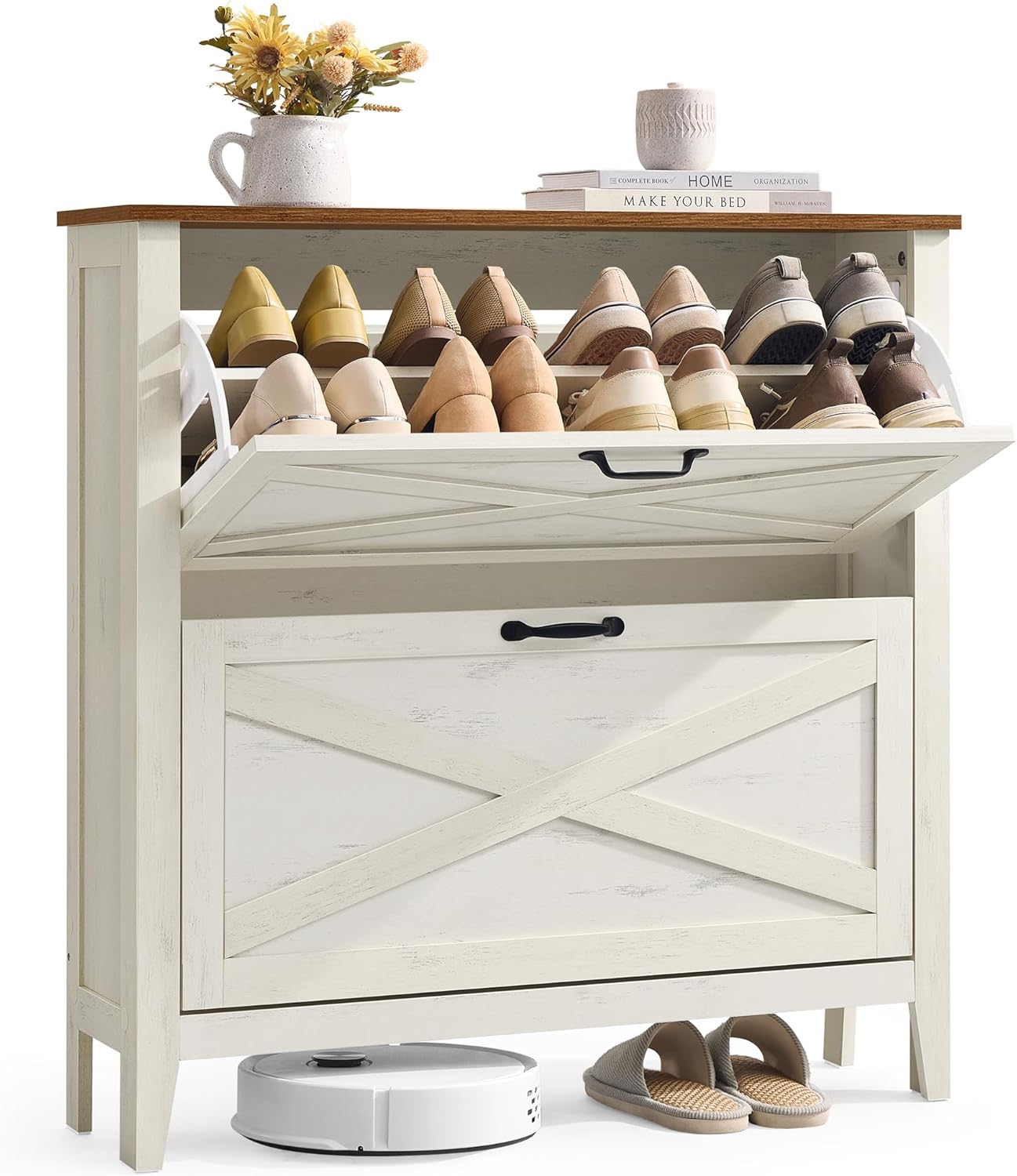 VASAGLE LIRY Collection - Shoe Storage Cabinet Organizer